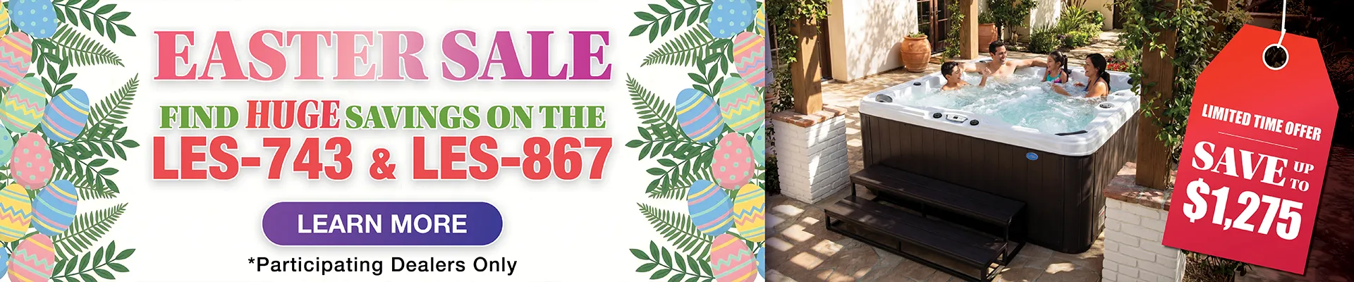 Calspas hot tub being used in a family setting - Westminister